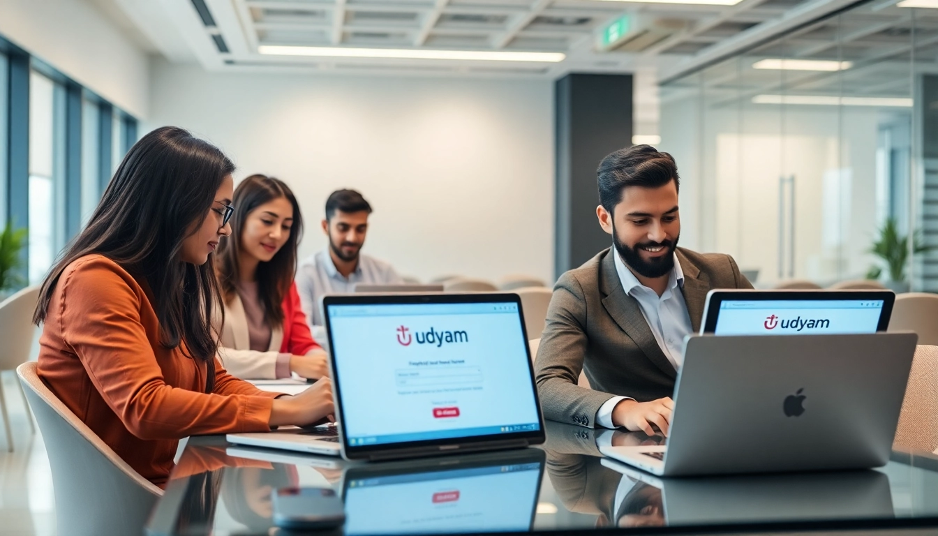 Easy udyam registration process for MSMEs with clear online instructions and document upload steps.