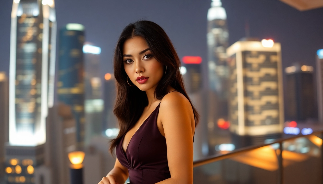 KL escort girl providing discreet companionship in Kuala Lumpur, exuding elegance and charm for visitors seeking premium services.