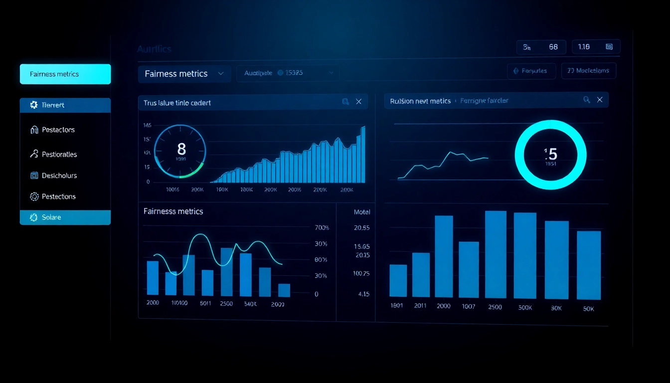 Fairplay concept showing digital fairness metrics and decision analysis for trust and transparency in business processes.