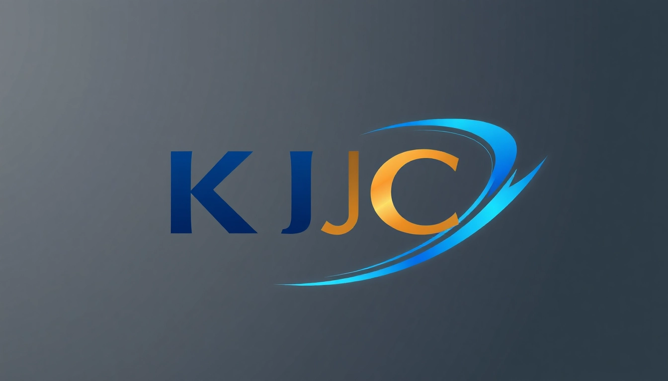 KJC branding logo showcasing modern design, vibrant colors, and professional appeal for brand