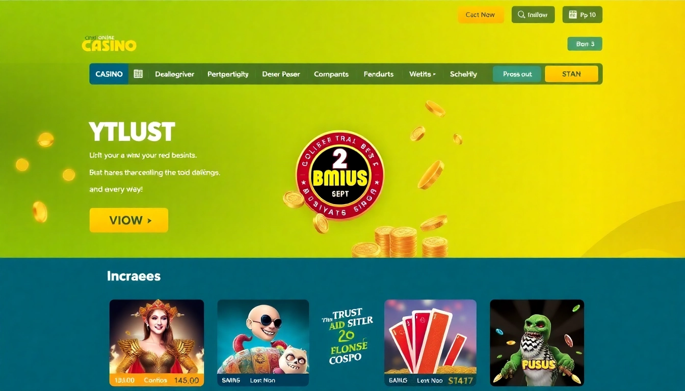 Engaging image of a trusted casino siteleri platform with colorful game screens and secure