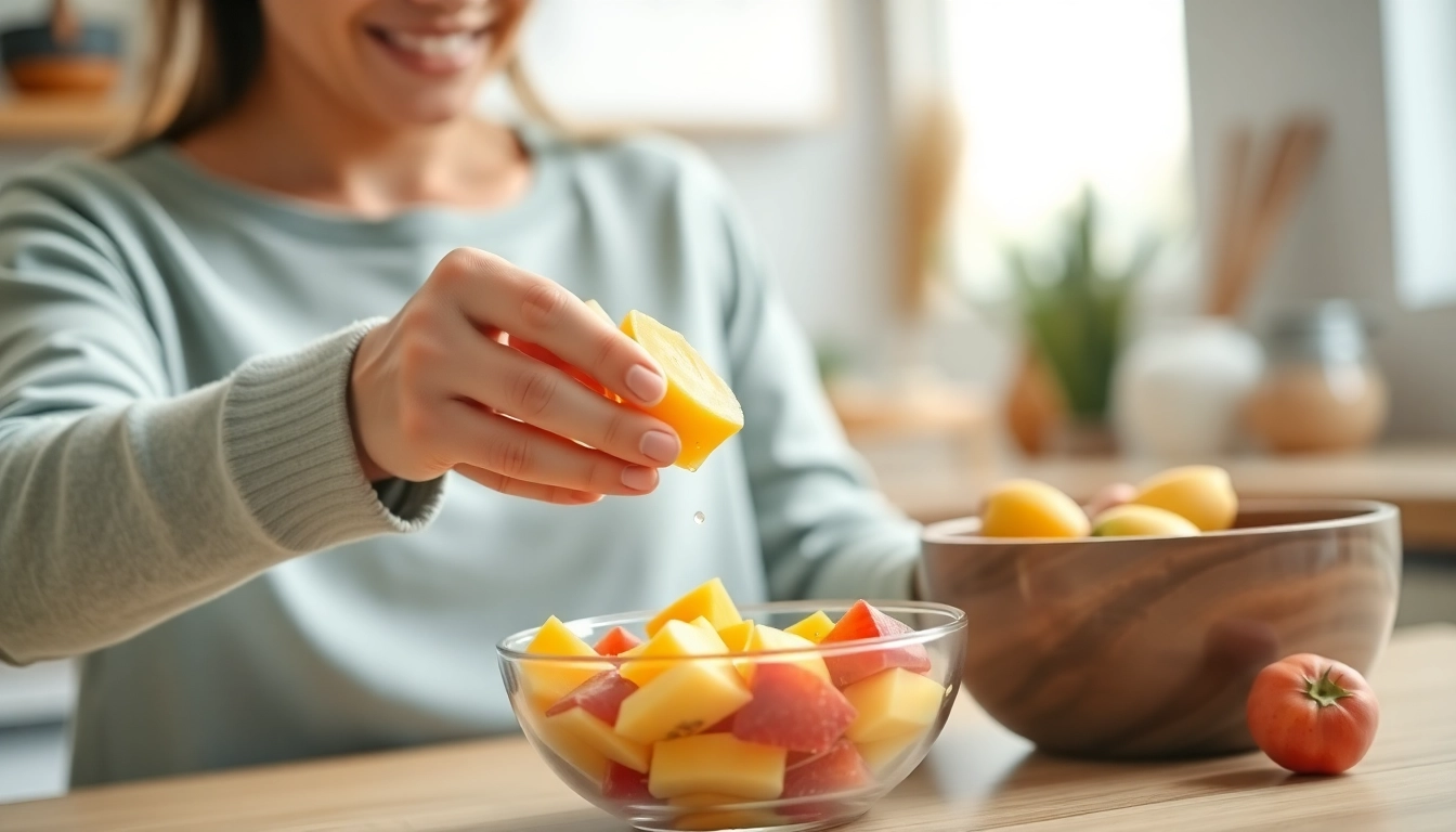 Promote alimenti sani per bambini with parents making healthy baby food using fresh ingredients