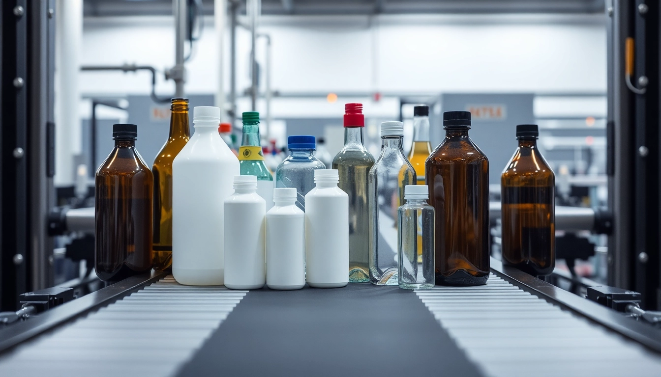 High-quality polietilen sise collection being handled in a modern production facility,