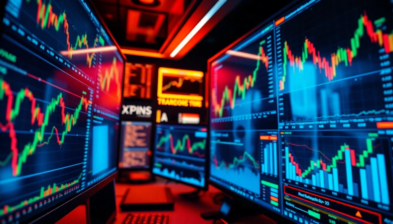 Trading view platform displaying live market charts with real-time data for traders and investors.