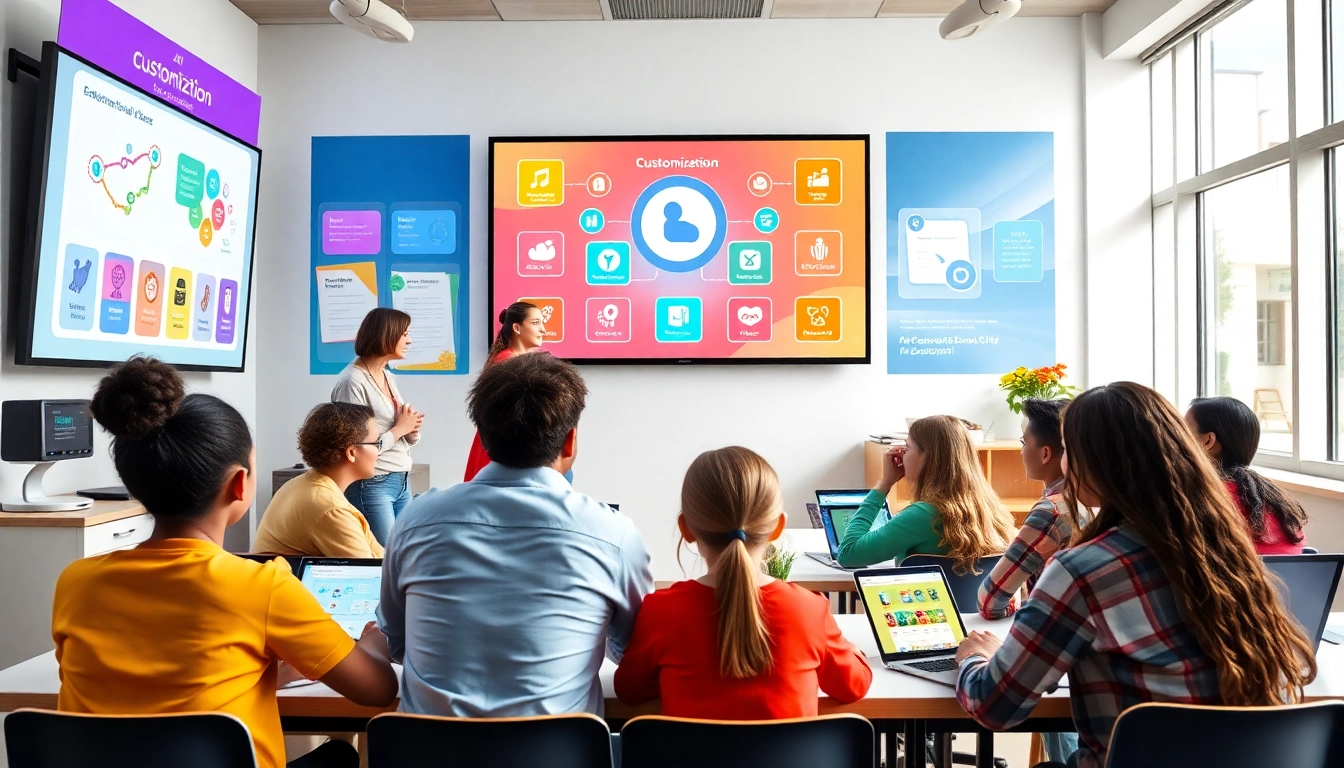 Professional educators using an EdTech AI platform to create personalized learning experiences
